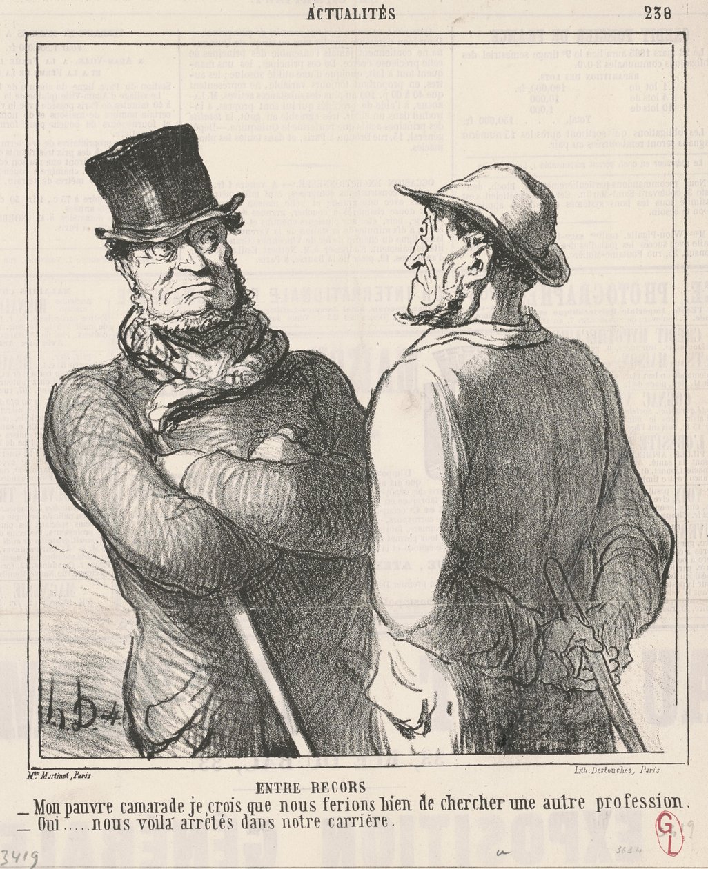Entre recors de Honoré Daumier