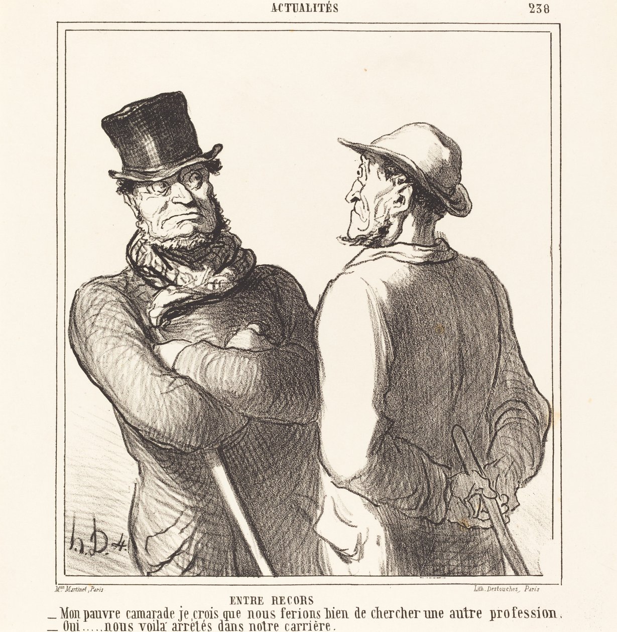 Entre recors de Honoré Daumier