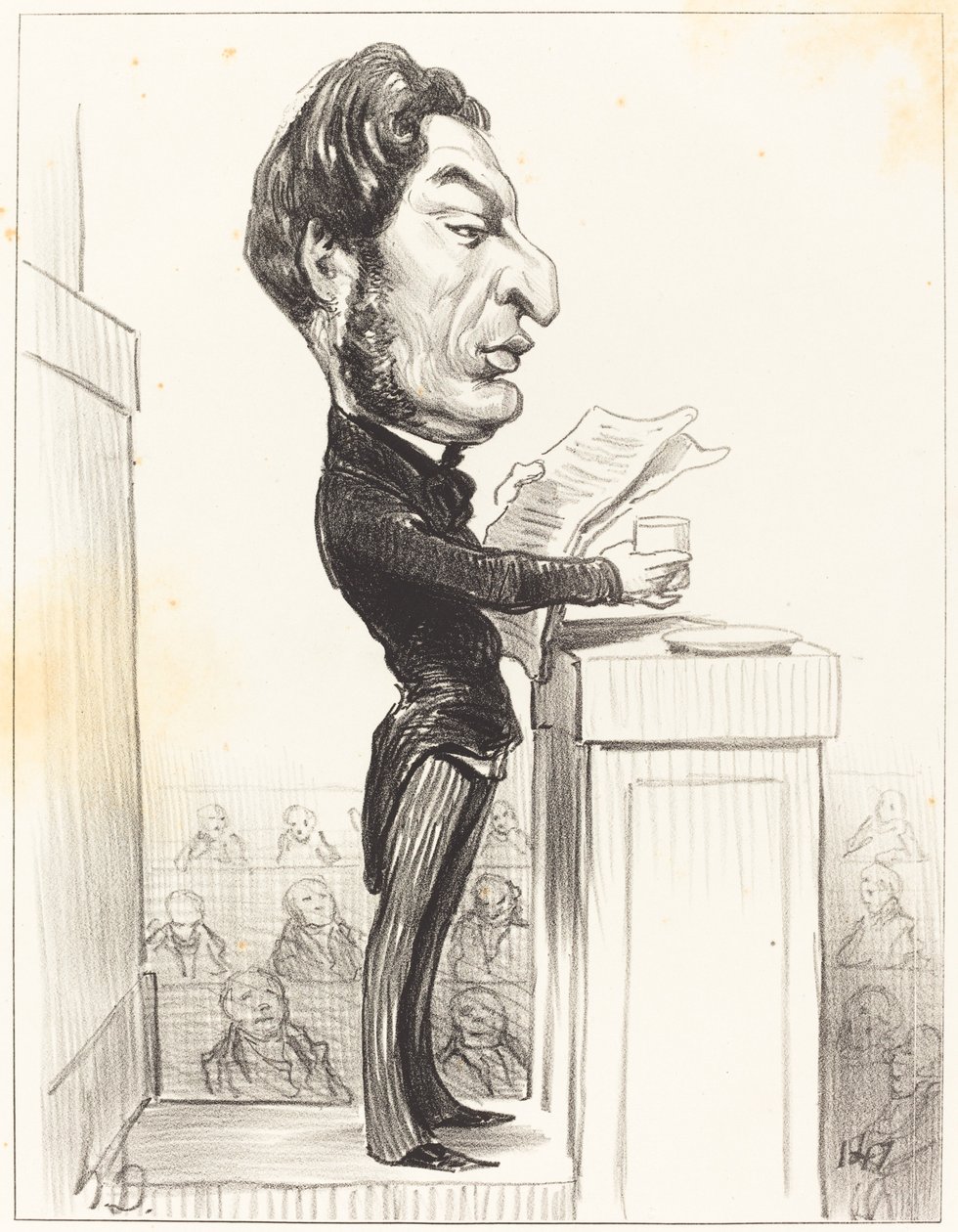 Eugène Rouher de Honoré Daumier