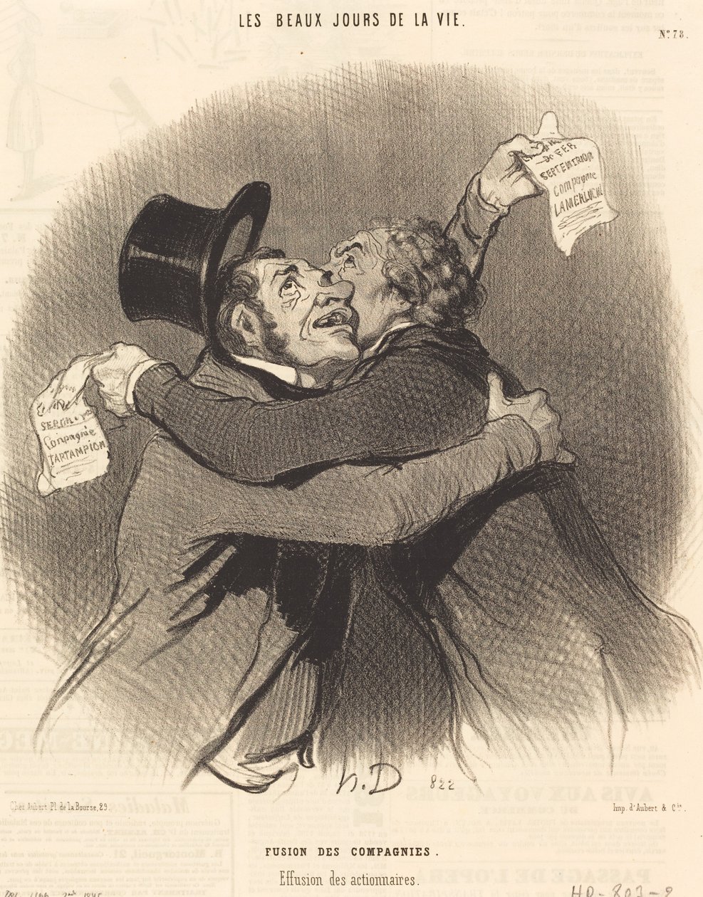 Fusión de las compañías de Honoré Daumier