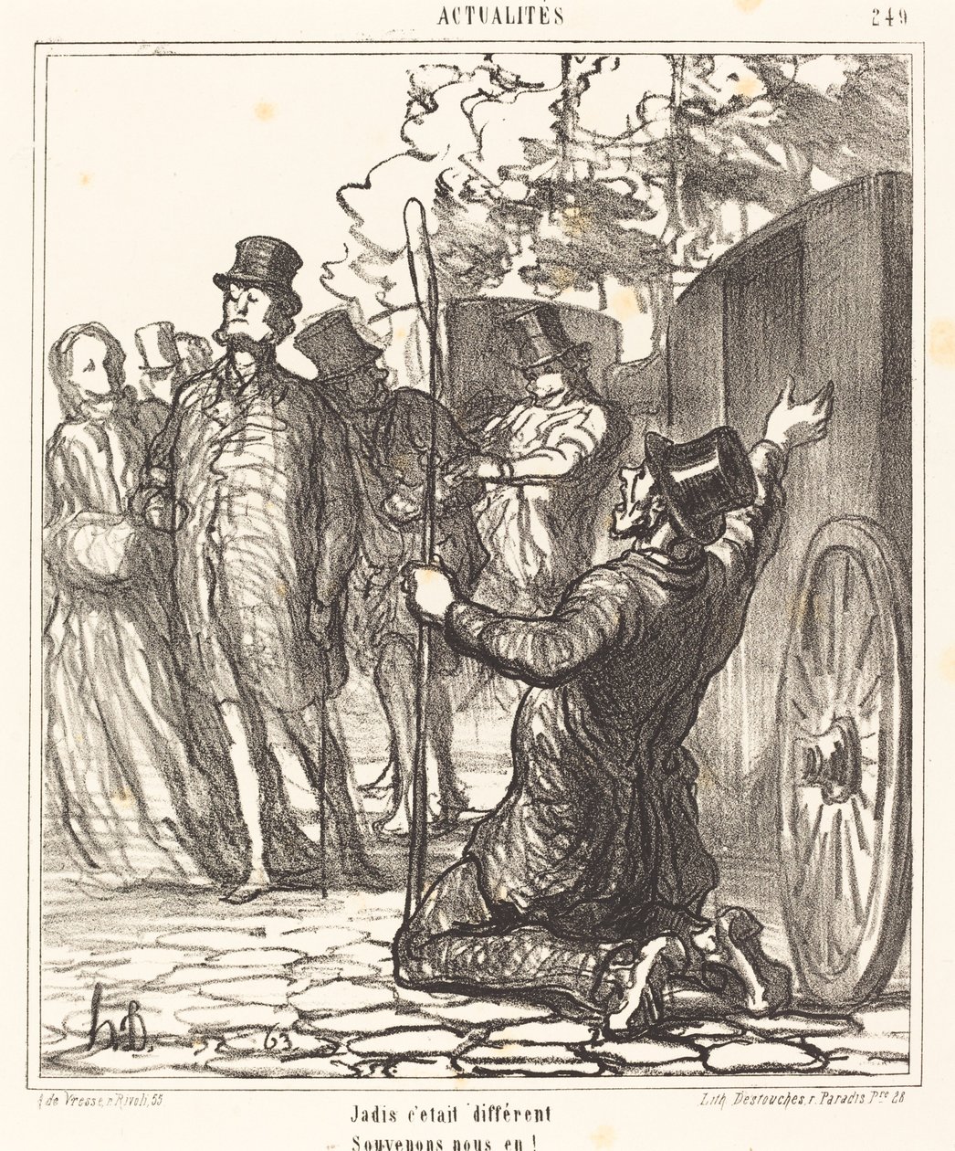 Antes era diferente de Honoré Daumier