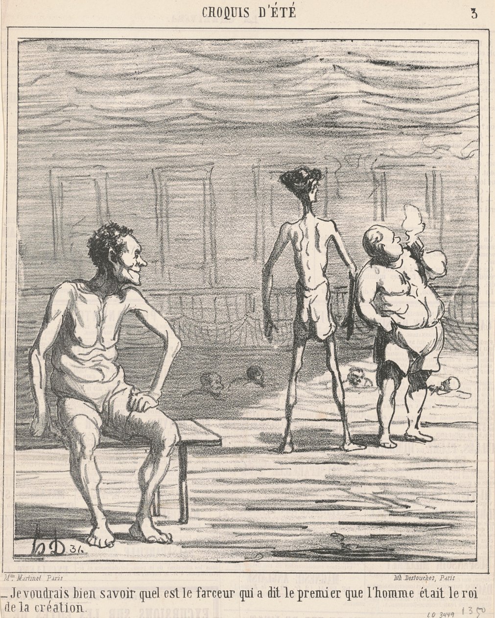 Me gustaría saber quién es... de Honoré Daumier