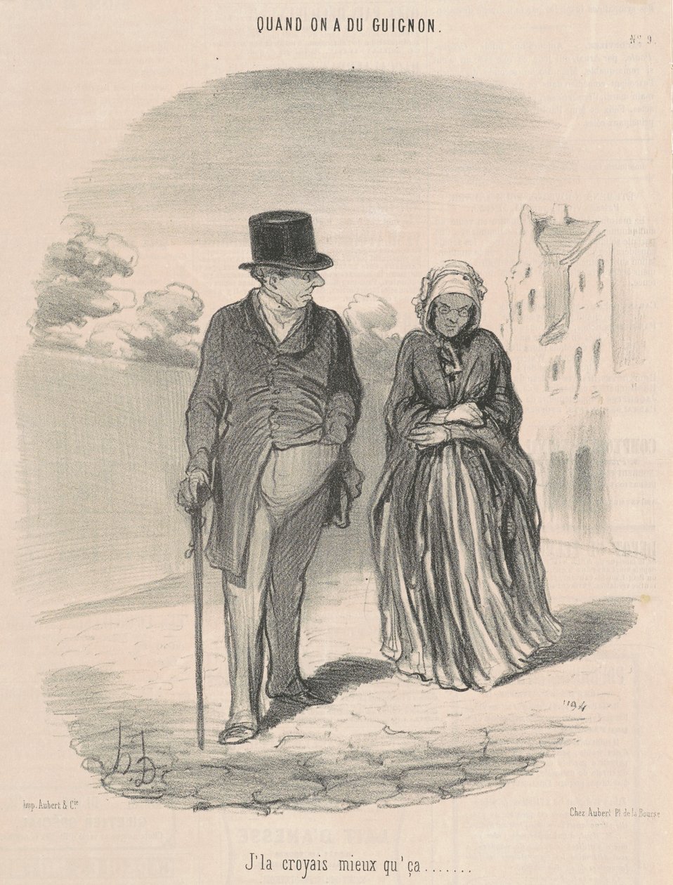 La creía mejor que eso ... de Honoré Daumier