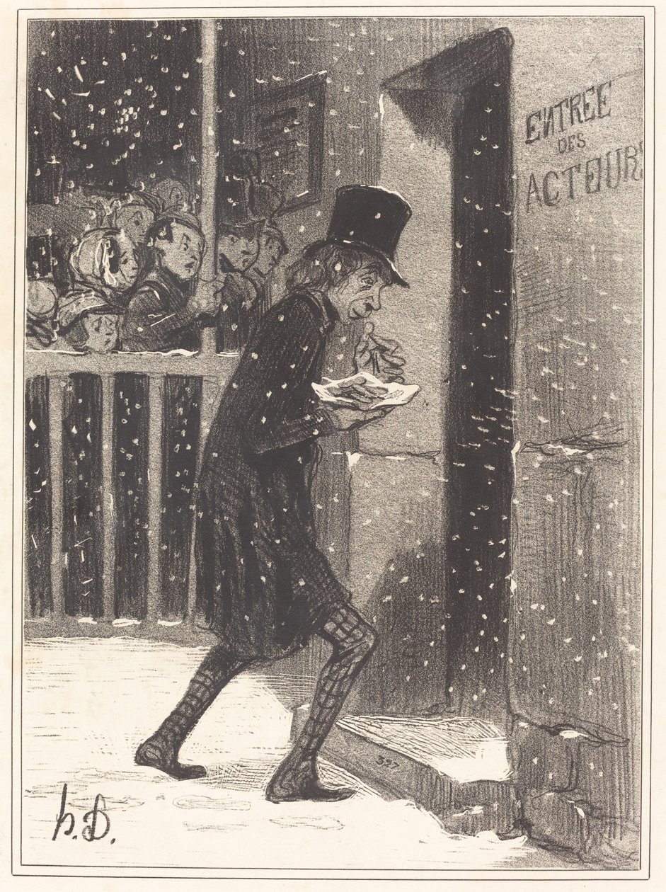 El actor de los Funambules de Honoré Daumier