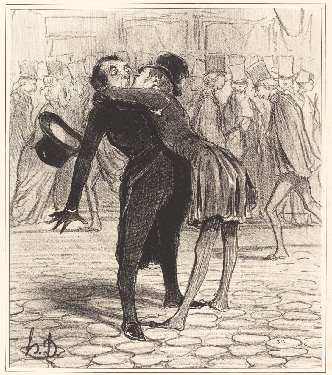 El amigo de colegio de Honoré Daumier