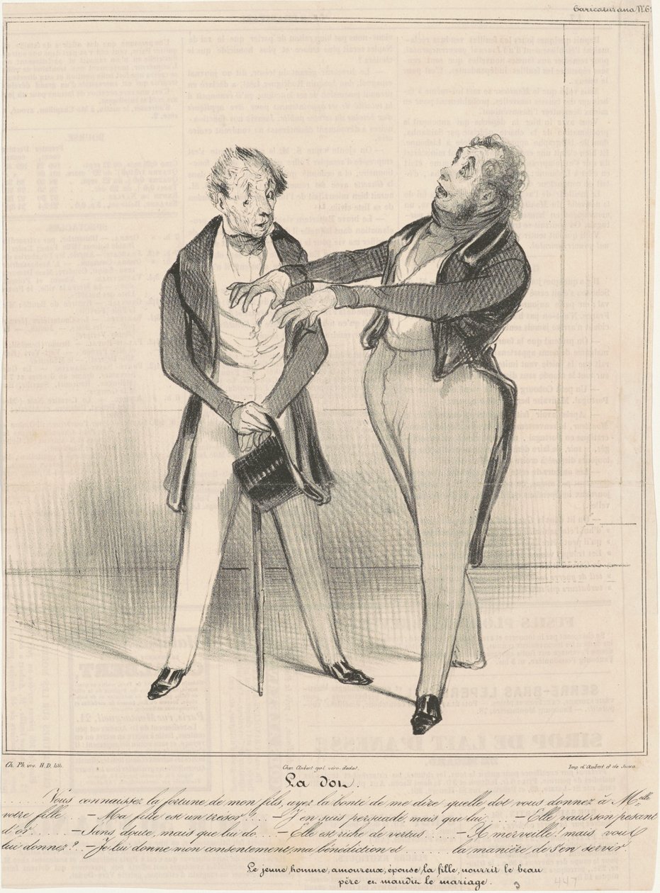 La dote... conoces la fortuna de Honoré Daumier