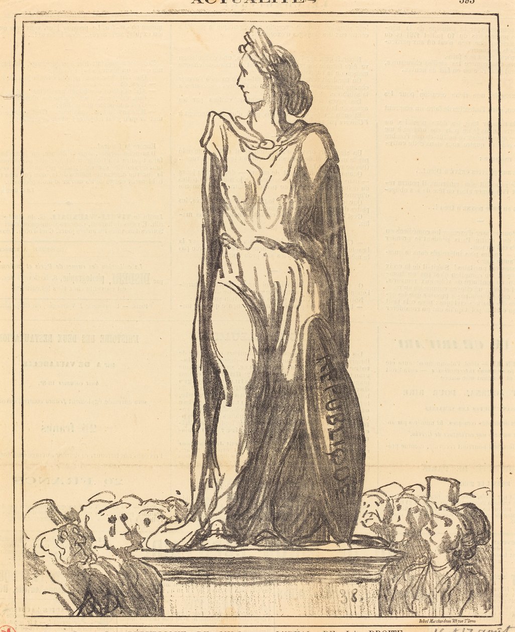 La república de Milo de Honoré Daumier