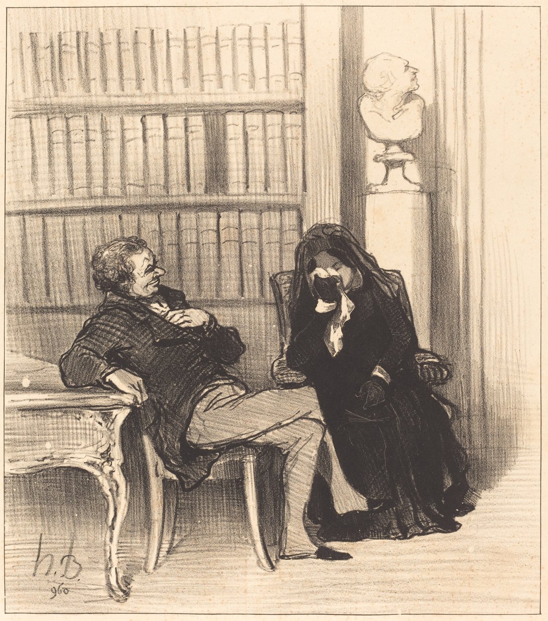 La viuda de Honoré Daumier