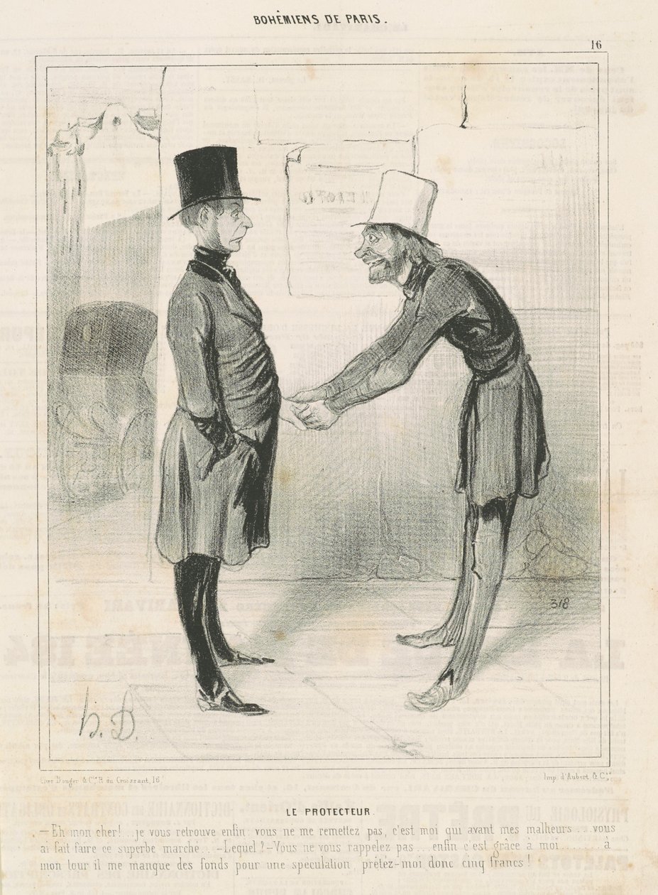 El protector de Honoré Daumier