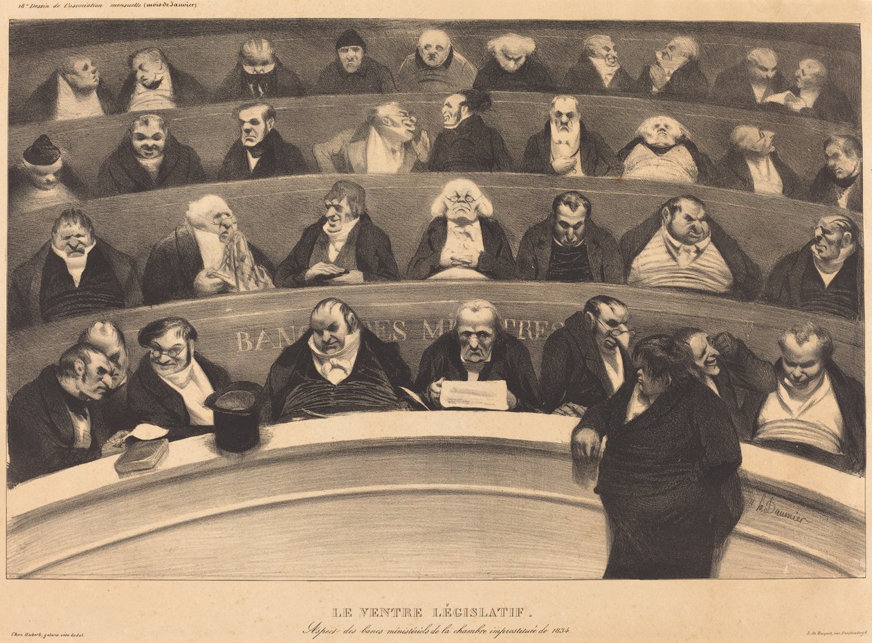 El Vientre Legislativo de Honoré Daumier
