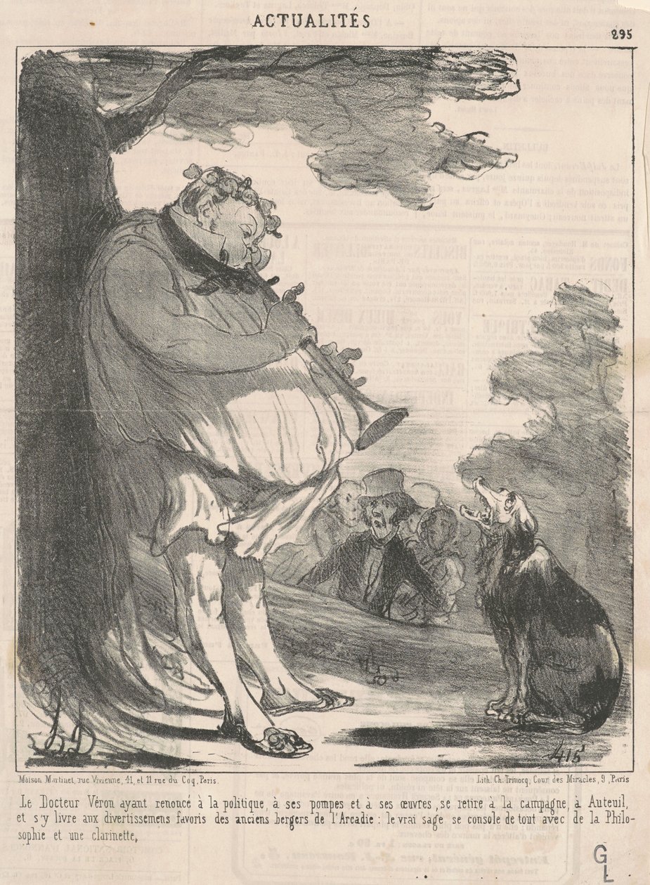 El doctor Véron... en Auteuil... de Honoré Daumier