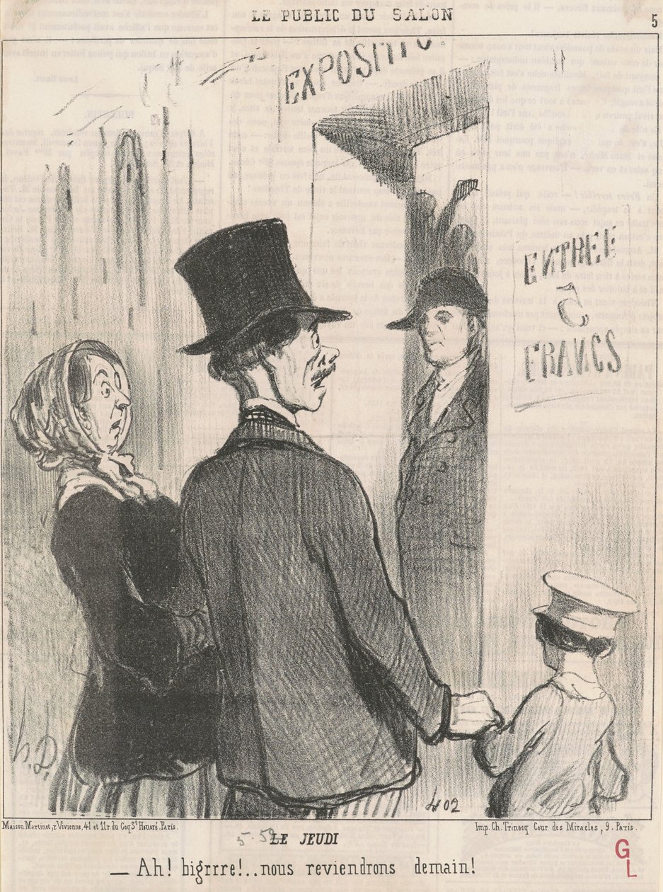 El jueves de Honoré Daumier