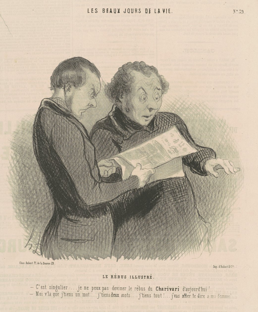 El jeroglífico ilustrado de Honoré Daumier