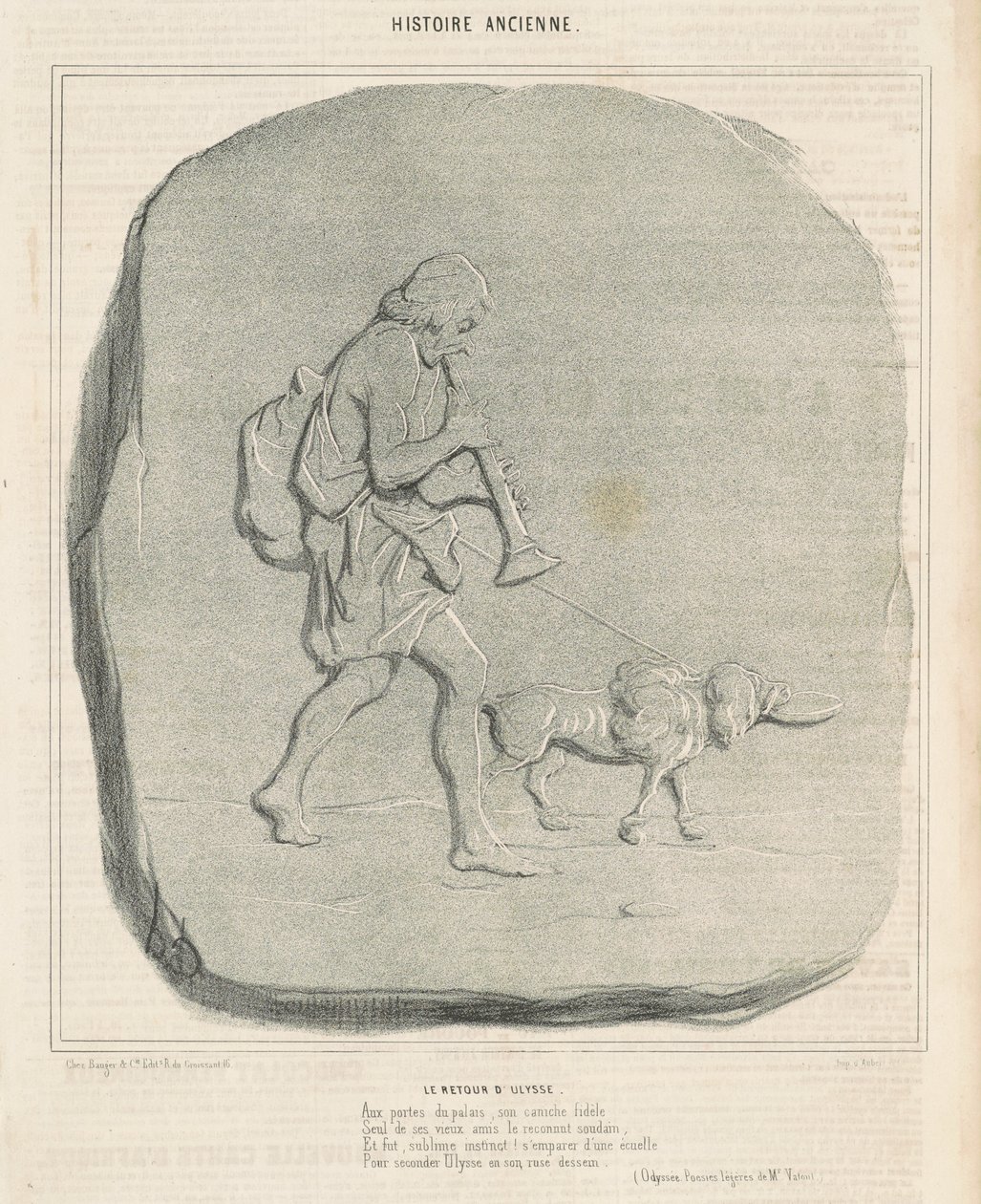El regreso de Ulises de Honoré Daumier