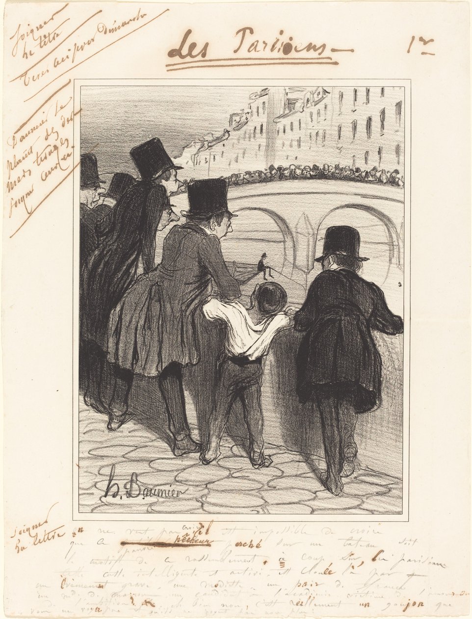 Los curiosos de Honoré Daumier