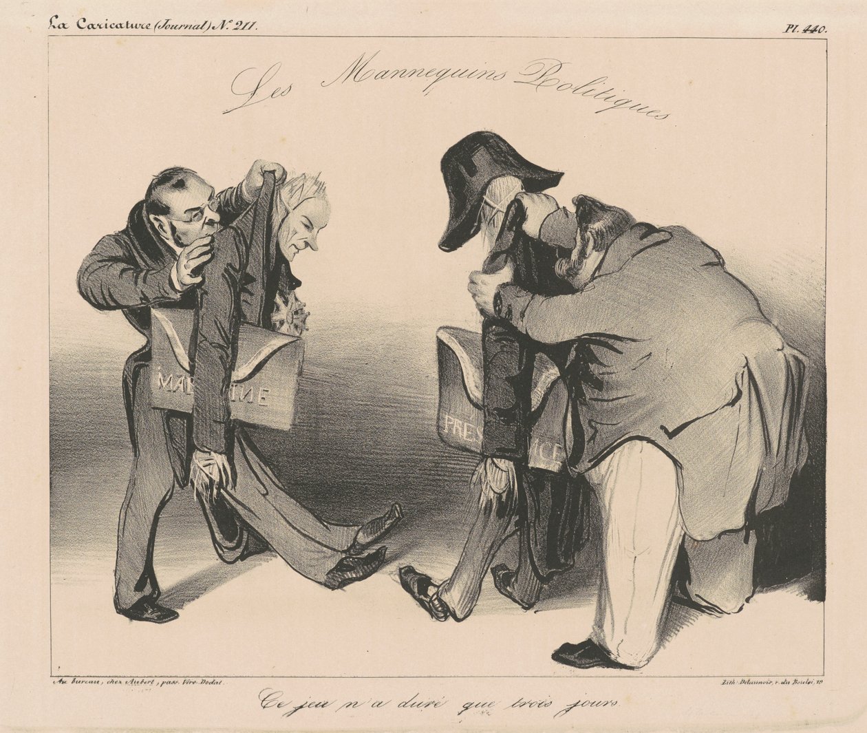 Los maniquíes políticos de Honoré Daumier