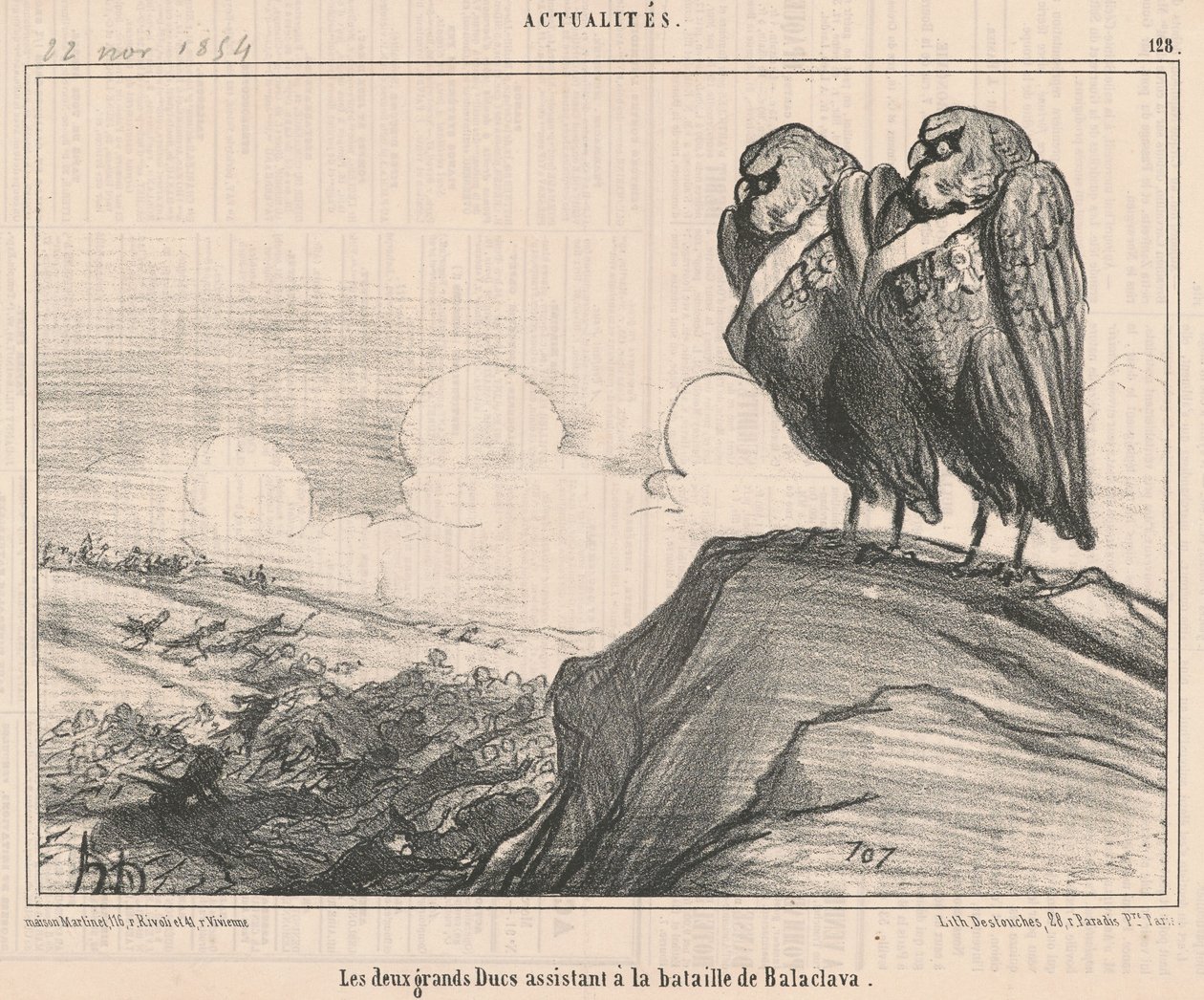 Los dos grandes duques ... de Honoré Daumier