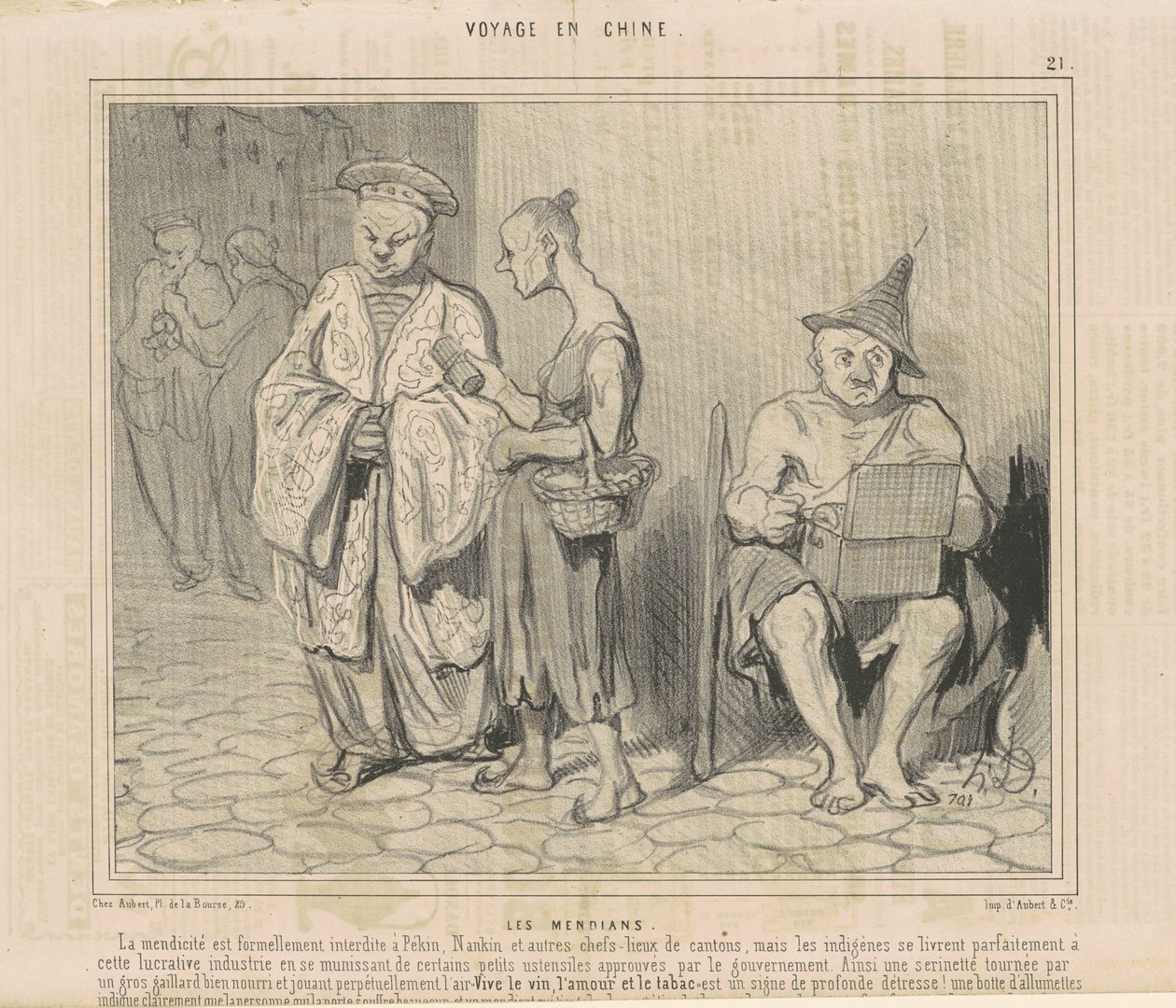 Los mendigos de Honoré Daumier