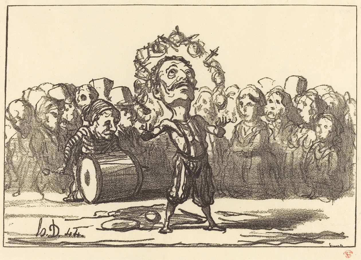 Los Saltimbanquis de Honoré Daumier