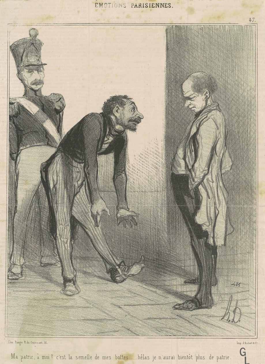 ¿Mi patria, para mí?... de Honoré Daumier