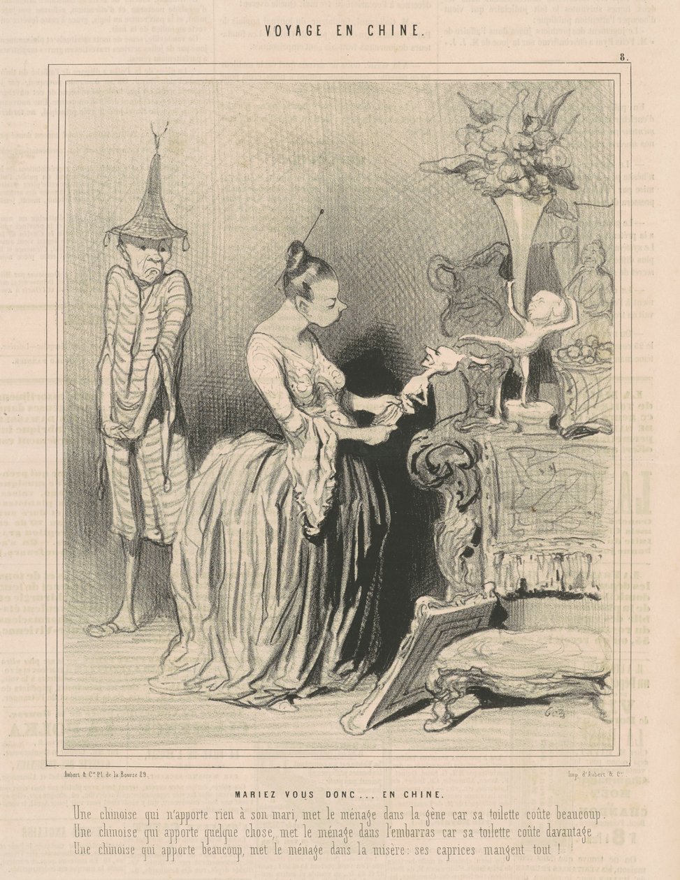 Cásate entonces ... en China de Honoré Daumier