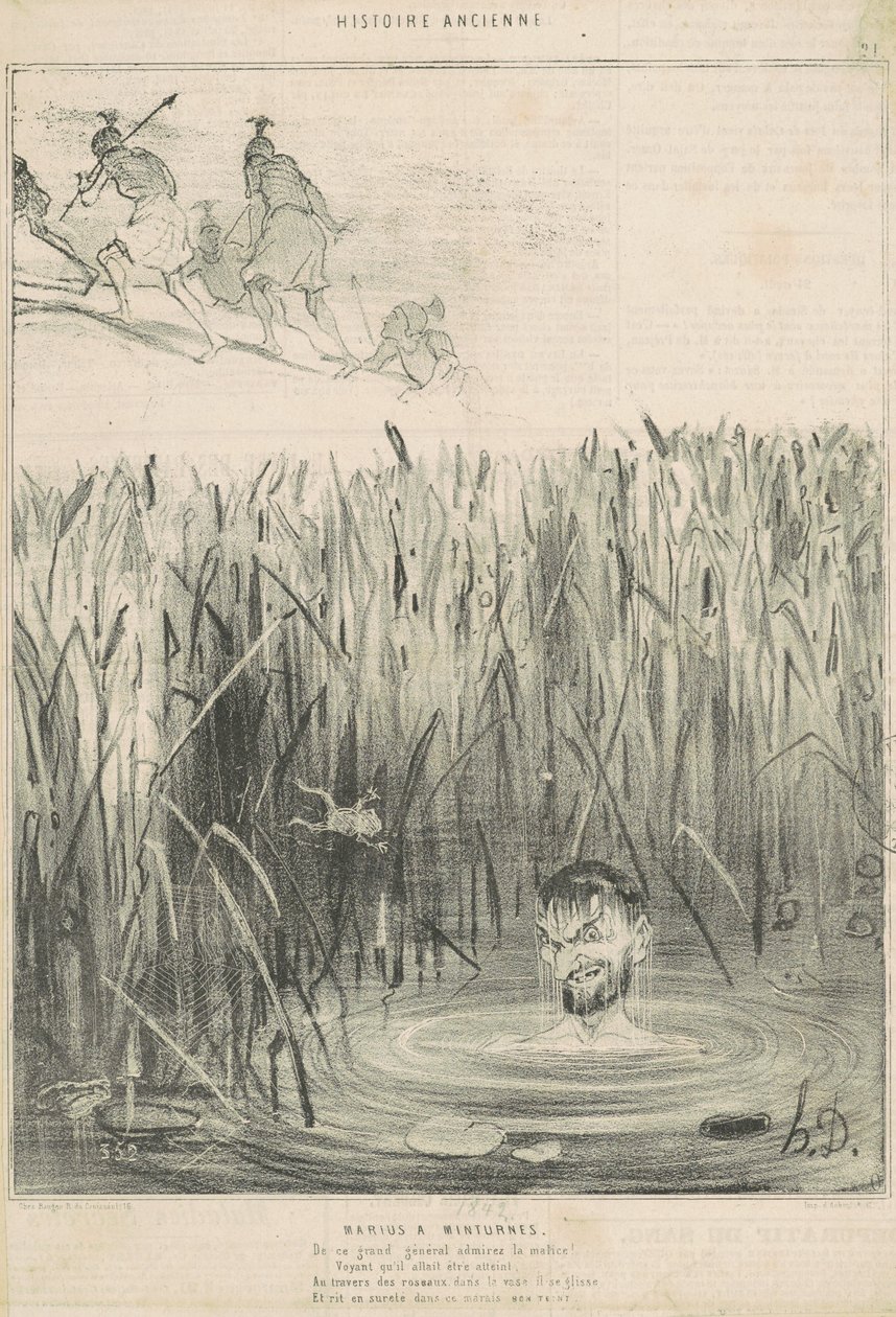 Mario en Minturnas de Honoré Daumier