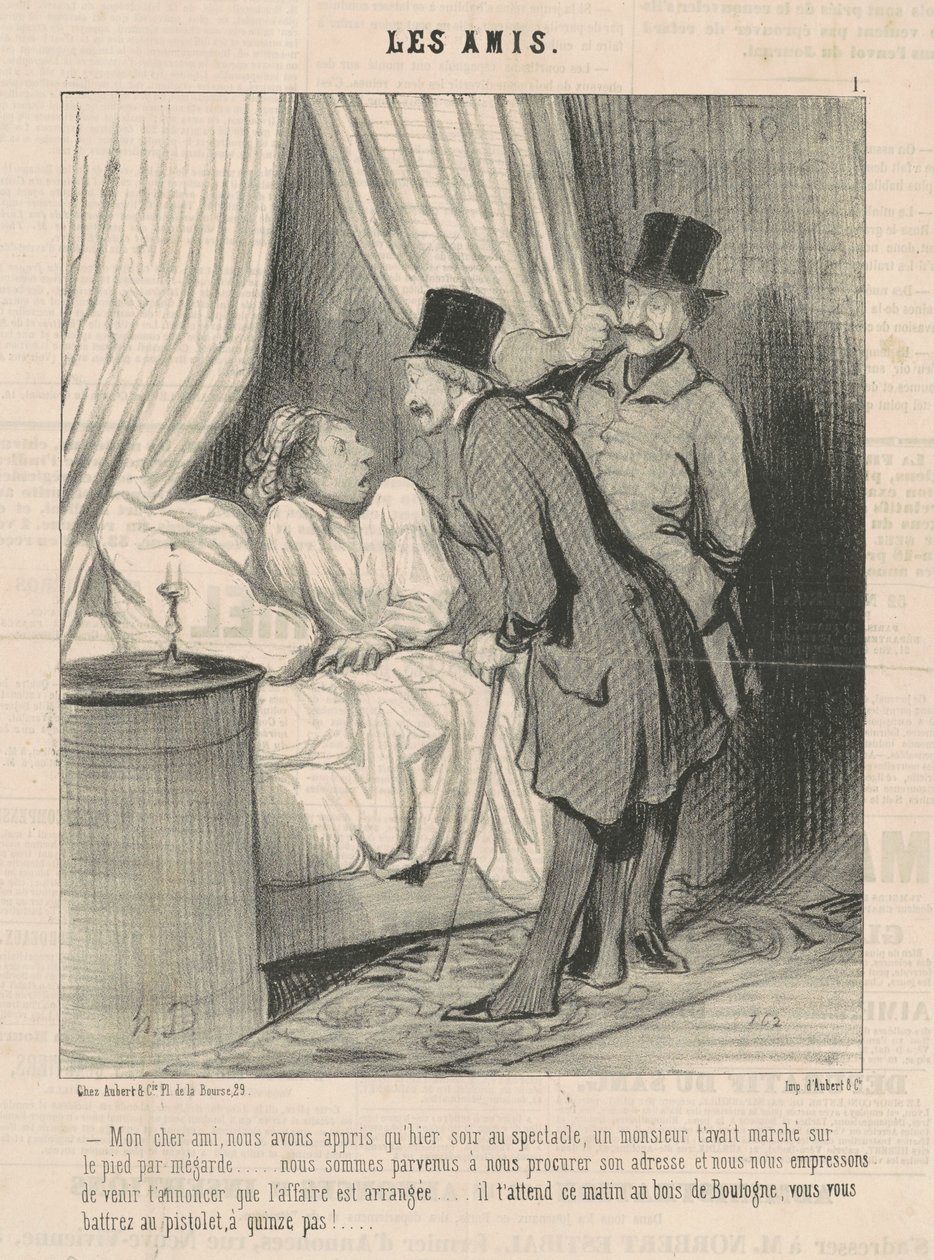 Mi querido amigo, hemos aprendido ... de Honoré Daumier