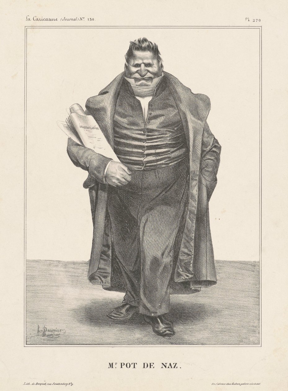 Sr. Pot de Noz de Honoré Daumier