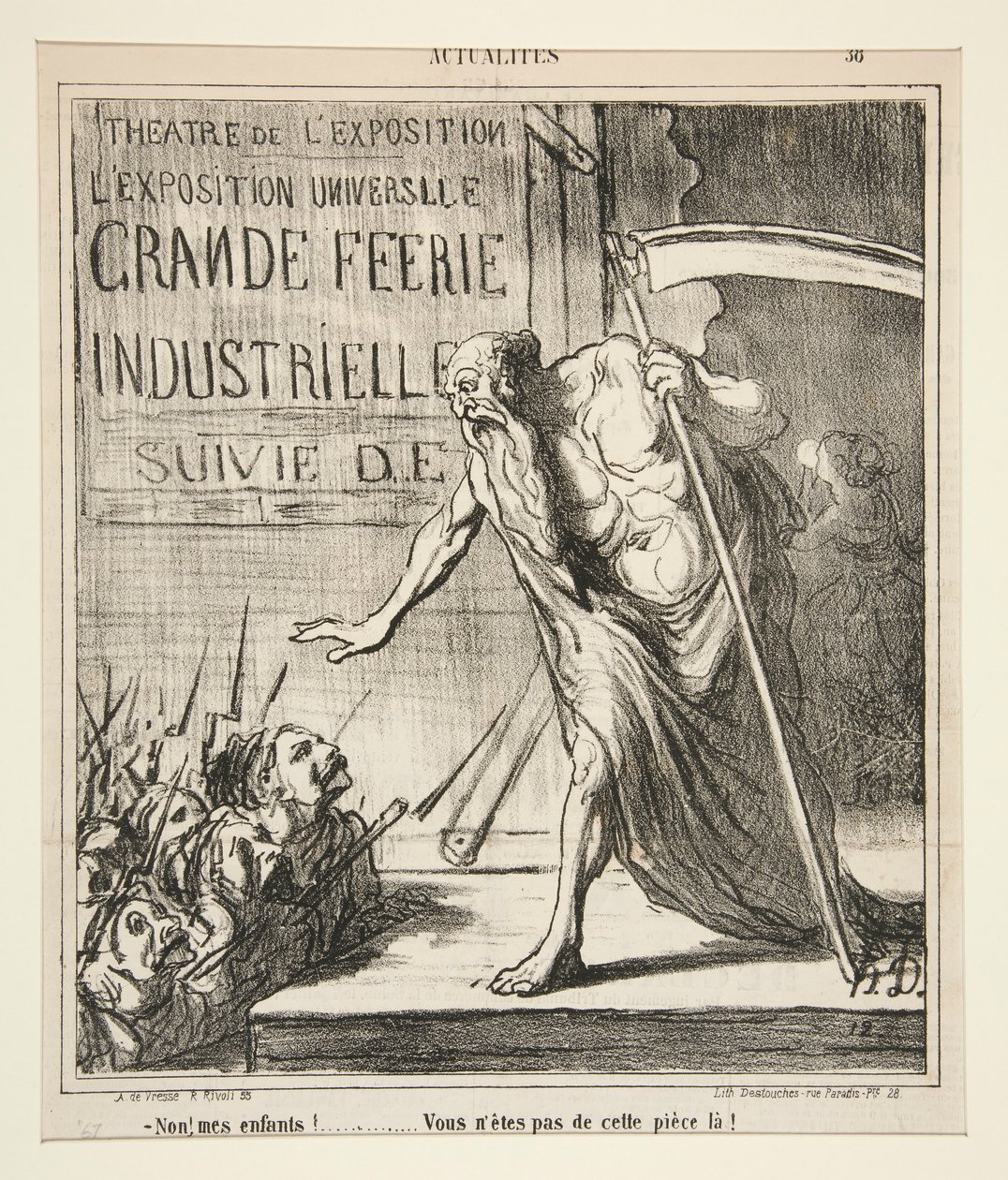 ¡No! ¡mis hijos! de Honoré Daumier