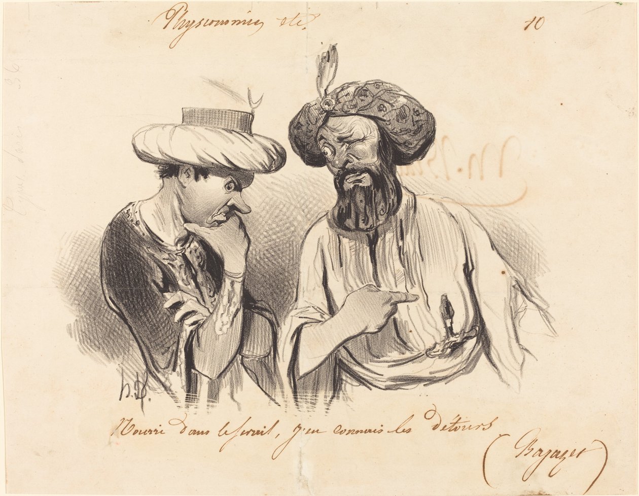 Nourri dans le sérail... de Honoré Daumier