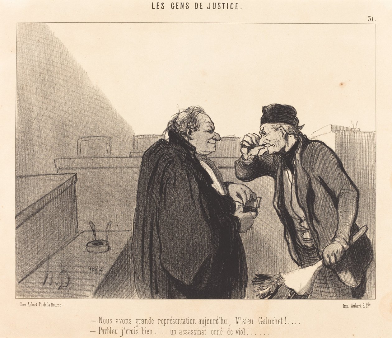 Tenemos gran representación hoy de Honoré Daumier