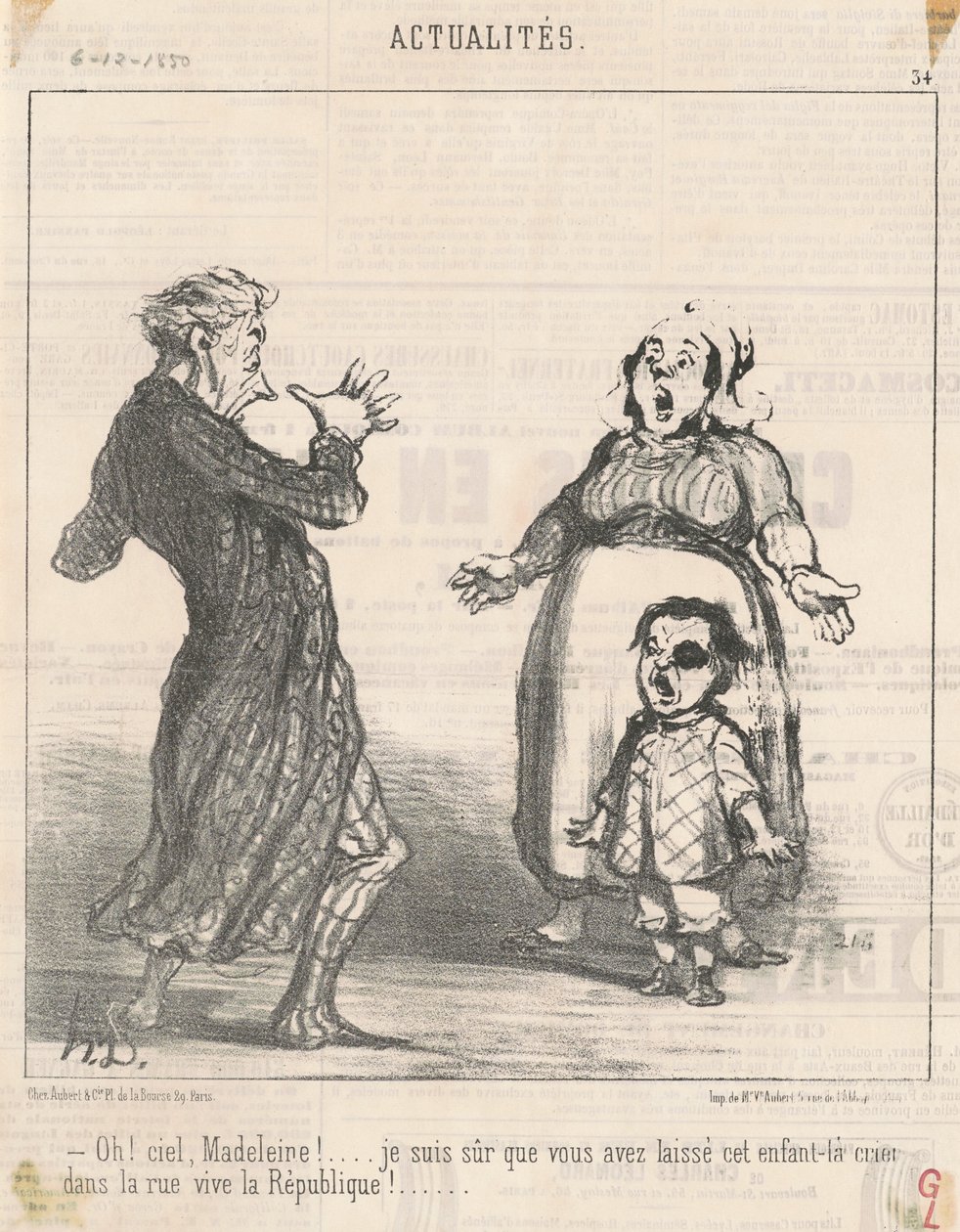¡Oh! Ciel Madeleine! ... de Honoré Daumier