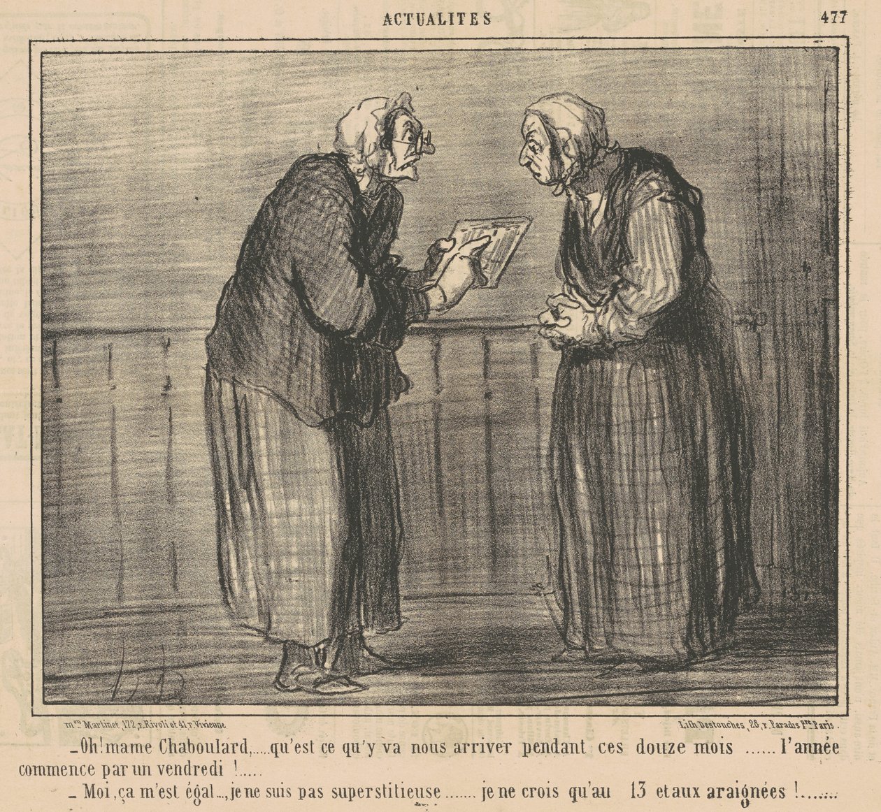 ¡Oh! Mamechaboulard ... ¿qué va a ... pasar ... de Honoré Daumier