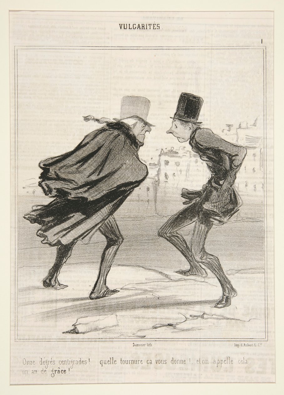 ¡Once grados centígrados! de Honoré Daumier