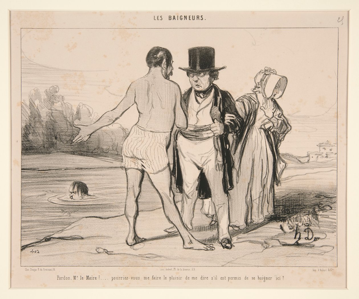 ¡Disculpe, señor alcalde! de Honoré Daumier