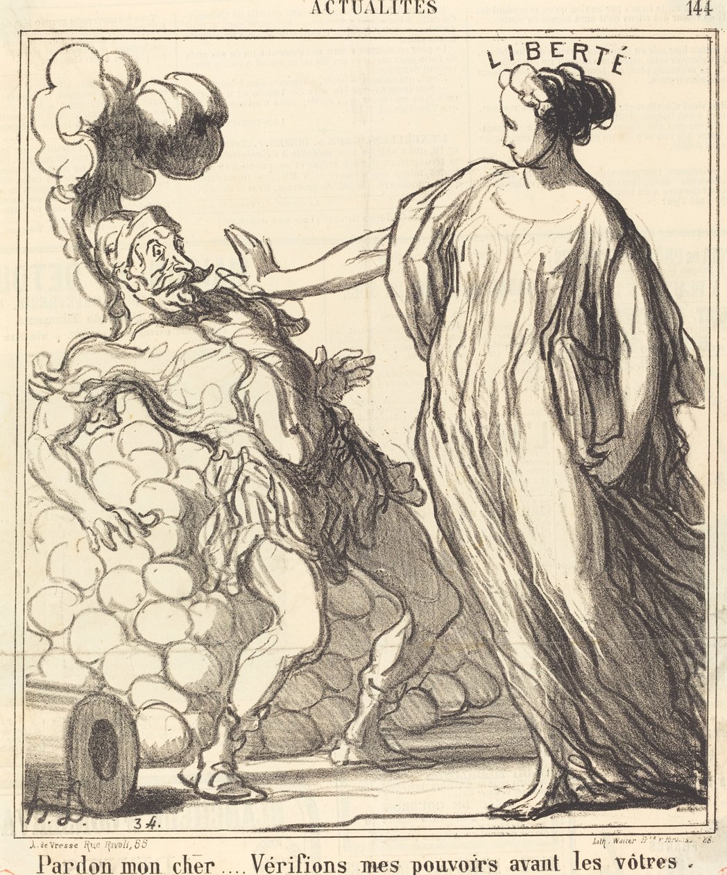 Perdón mi querido... de Honoré Daumier