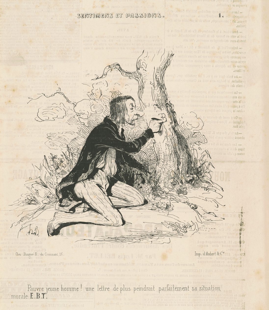 ¡Pobre joven! de Honoré Daumier