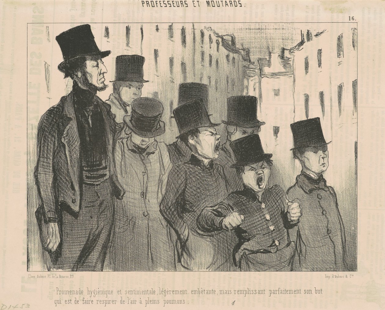 Paseo higiénico y sentimental... de Honoré Daumier