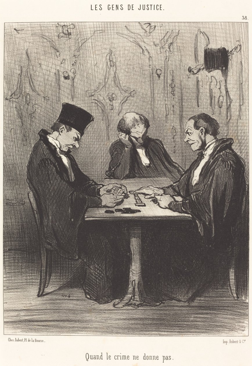 Cuando el crimen no paga de Honoré Daumier