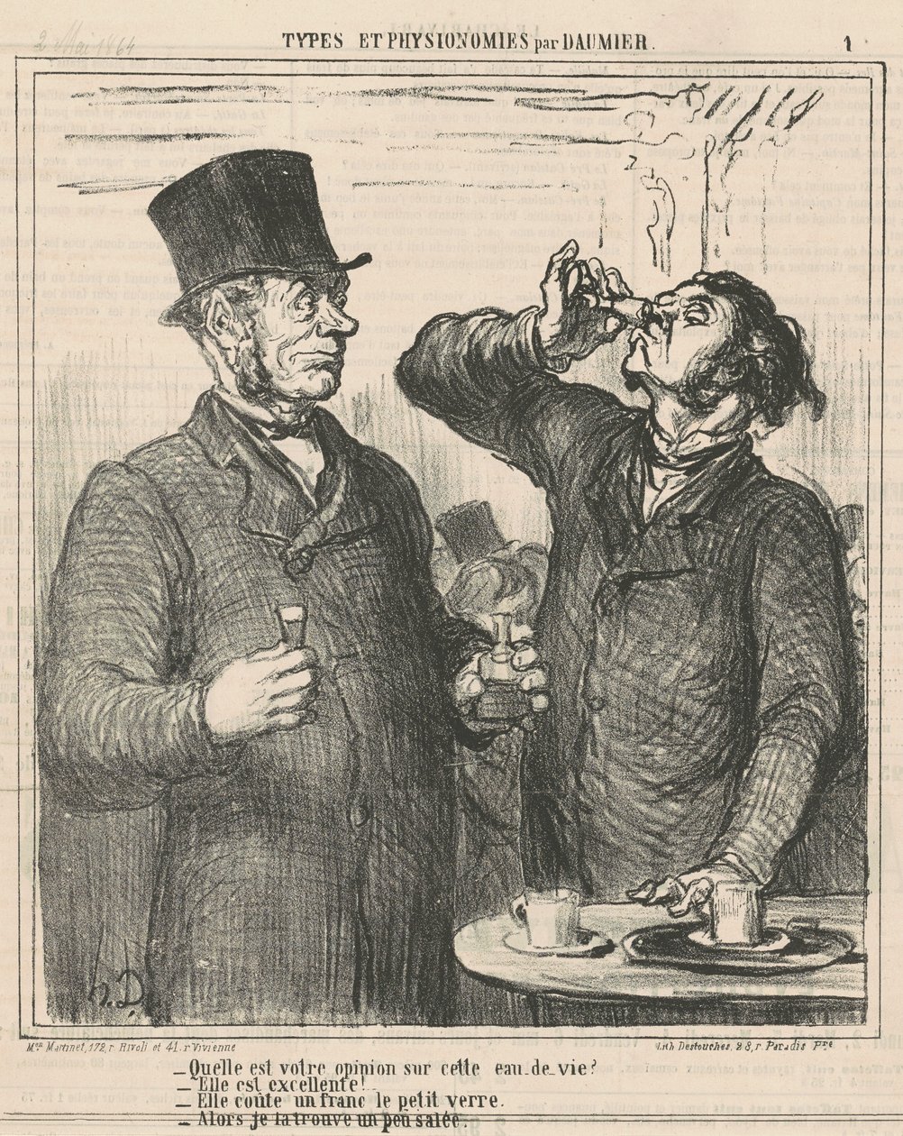 ¿Cuál es su opinión sobre...? de Honoré Daumier