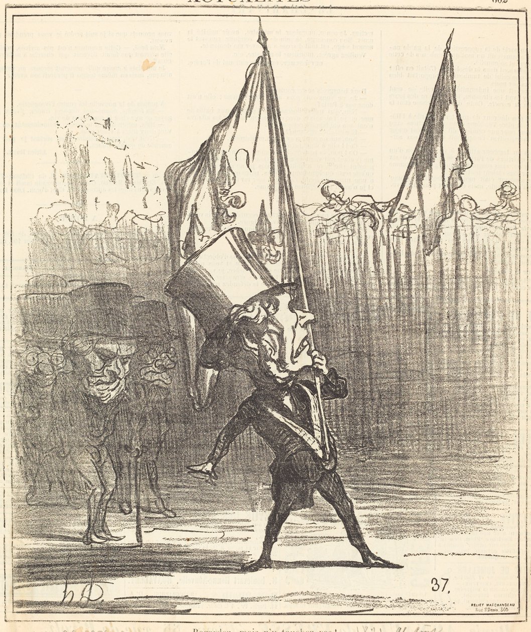 ¡Mira, pero no toques! de Honoré Daumier