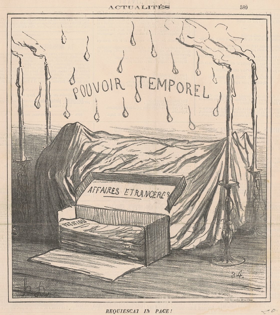 ¡Descansa en paz! de Honoré Daumier