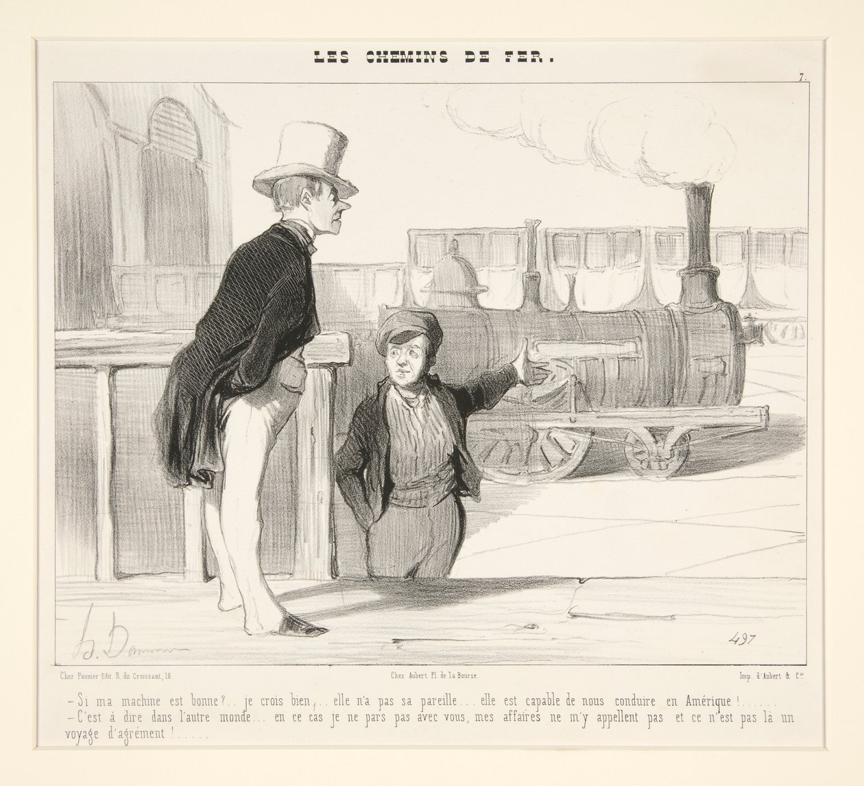 ¿Si mi máquina es buena? de Honoré Daumier