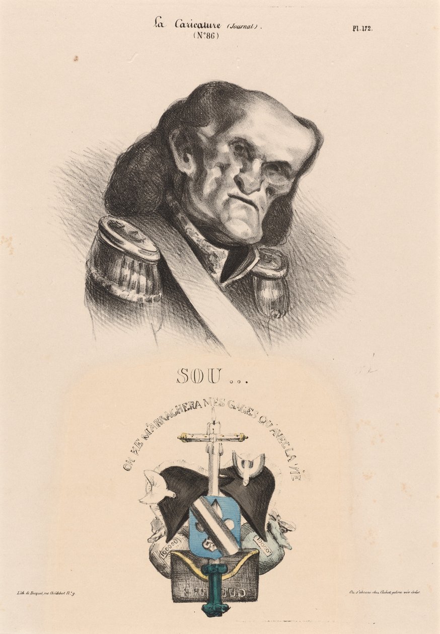 Soult (Mariscal) de Honoré Daumier