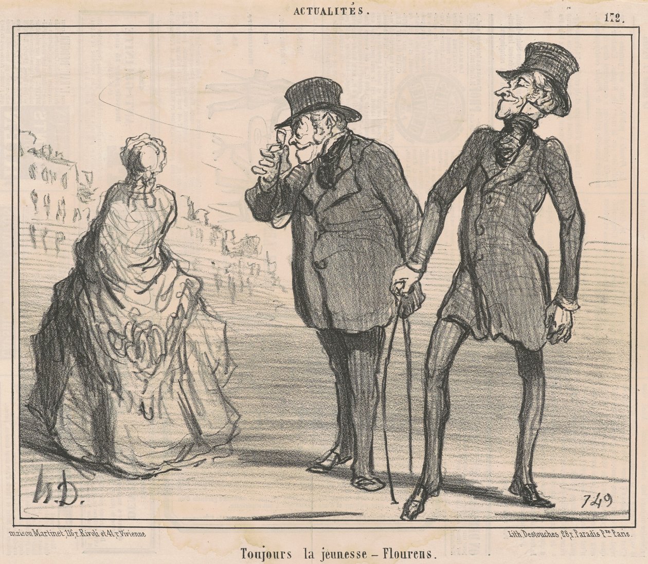 Siempre la juventud-flourens de Honoré Daumier