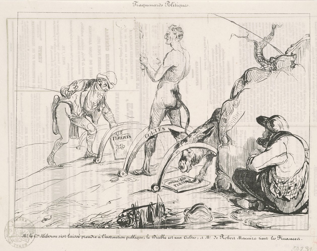 Trampas políticas de Honoré Daumier