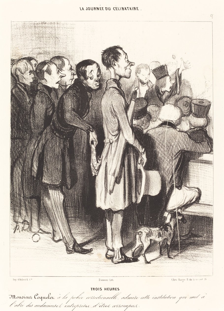 Tres Horas de Honoré Daumier
