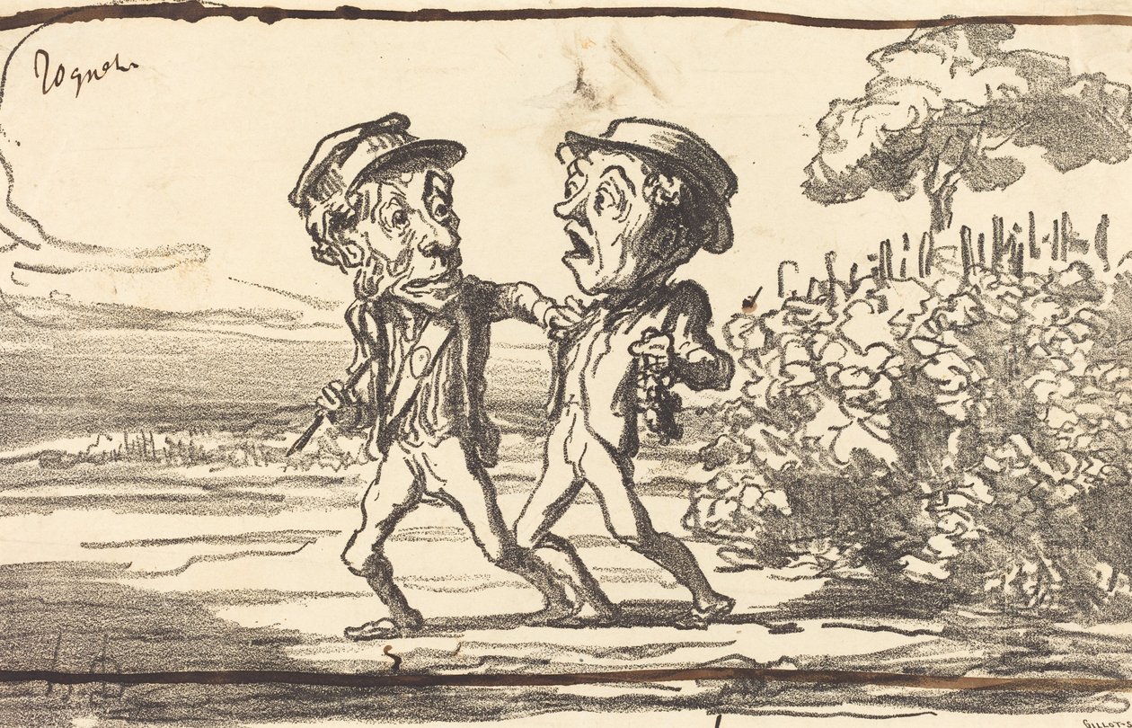 ¡Un criminal! de Honoré Daumier