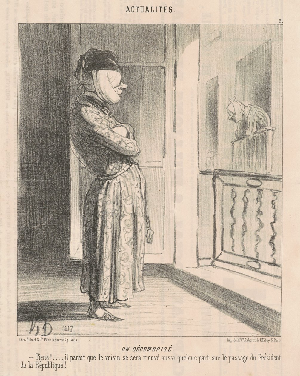 Un Decembrisé de Honoré Daumier