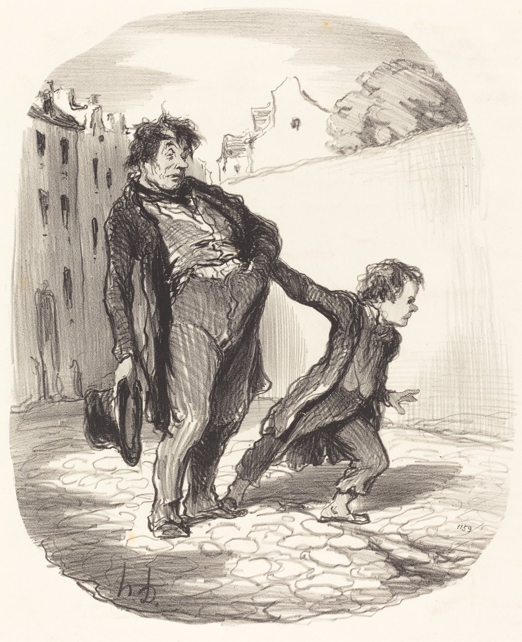 Un hijo modelo de Honoré Daumier